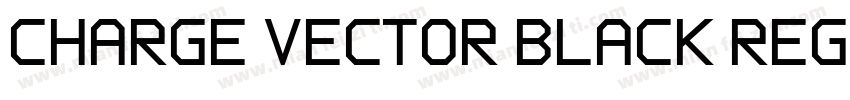 Charge Vector Black Regular字体转换